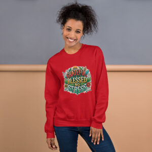 Grateful Blessed No Stress Sweatshirt